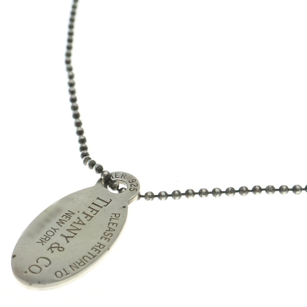 TIFFANY & Co.(ティファニー) RETURN TO TIFFANY リターントゥ ティファニー オーバルタグ ネックレス シルバー