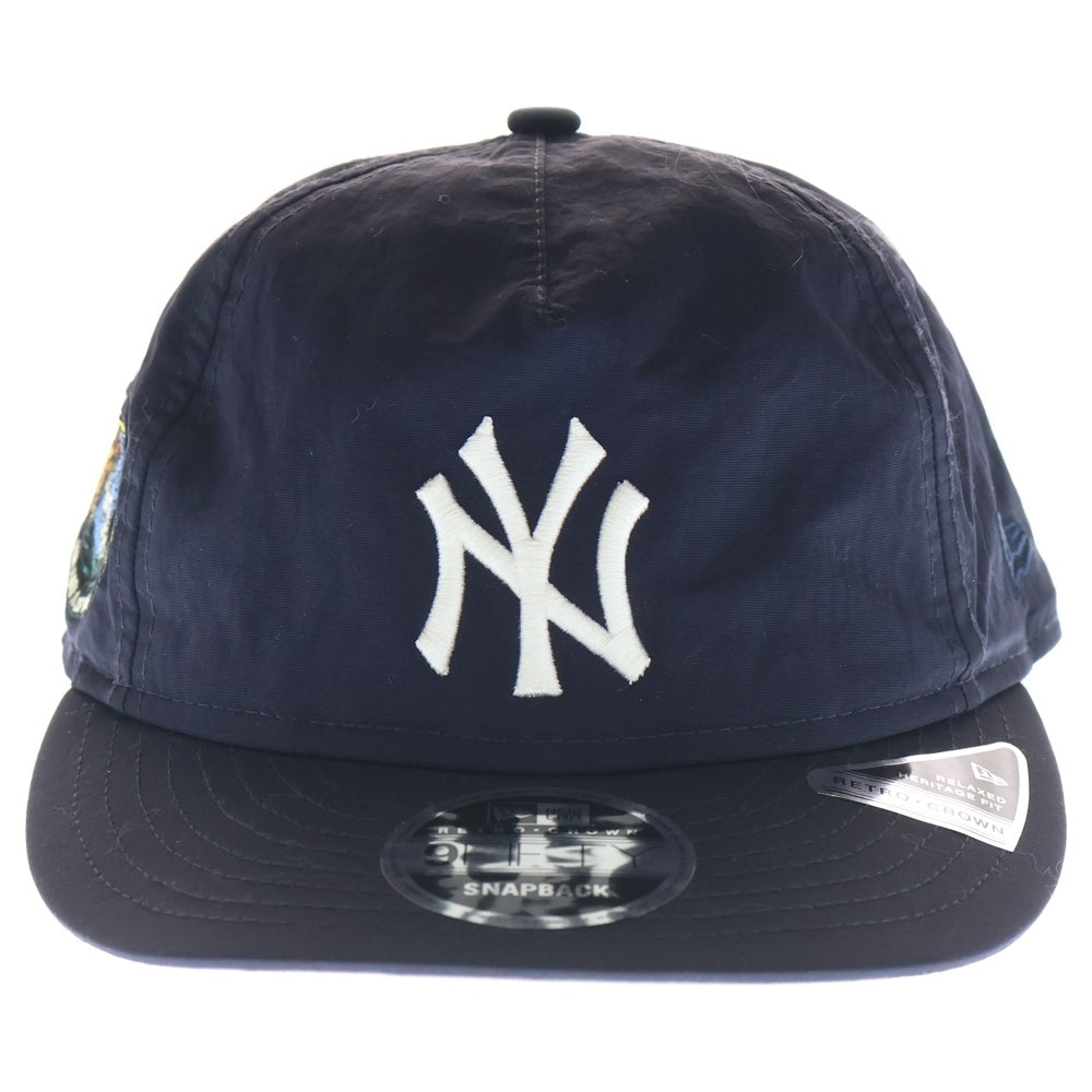 KITH(キス) ×NEW YORK YANKEES ニューヨーク ヤンキース 6パネル ベースボールキャップ 帽子 ベージュ/ネイビー