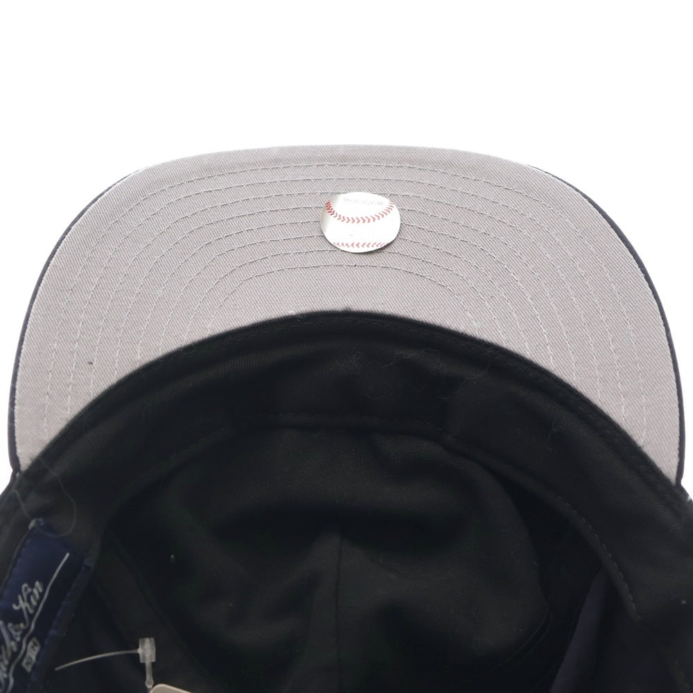 KITH(キス) ×NEW YORK YANKEES ニューヨーク ヤンキース 6パネル ベースボールキャップ 帽子 ベージュ/ネイビー