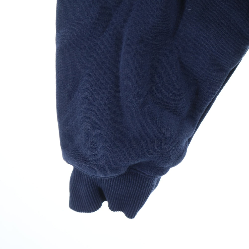 KITH(キス) ロゴ刺繍 プルオーバースウェットパーカー フーディー ネイビー KHM031898