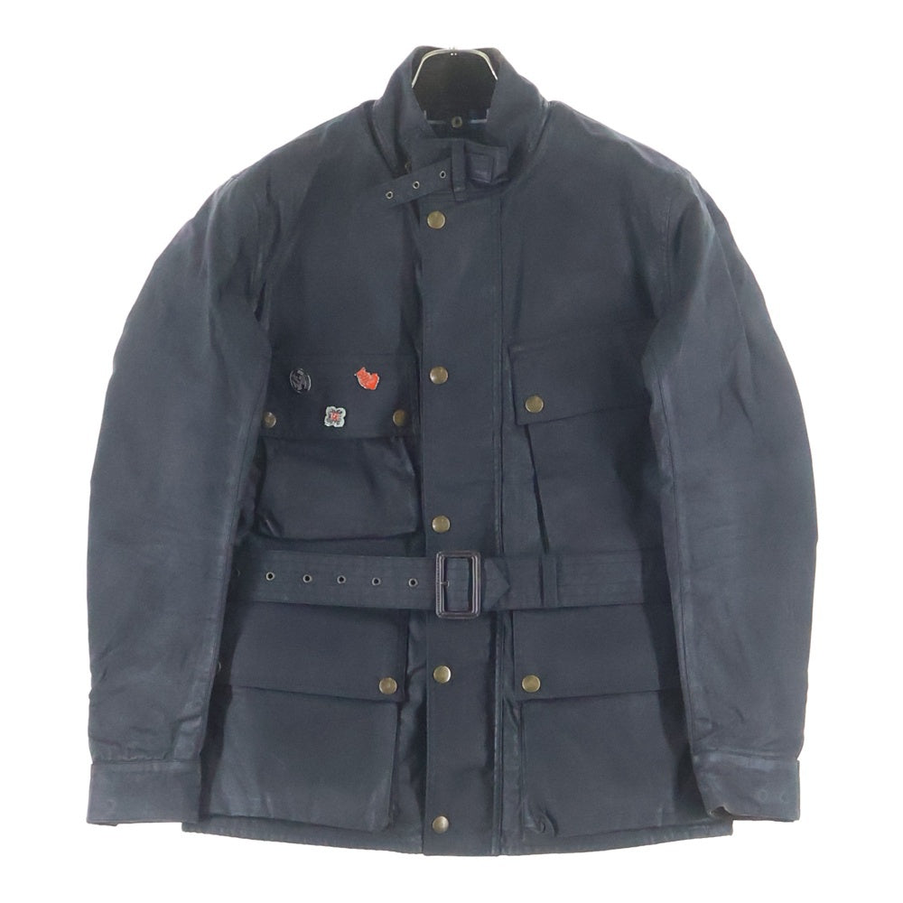 addict clothes(アディクトクローズ) ×Deus Ex Machina WAXED COTTON BMC JACKET ワックスドコットン モーターサイクルジャケット ライナーベスト付き ブラック
