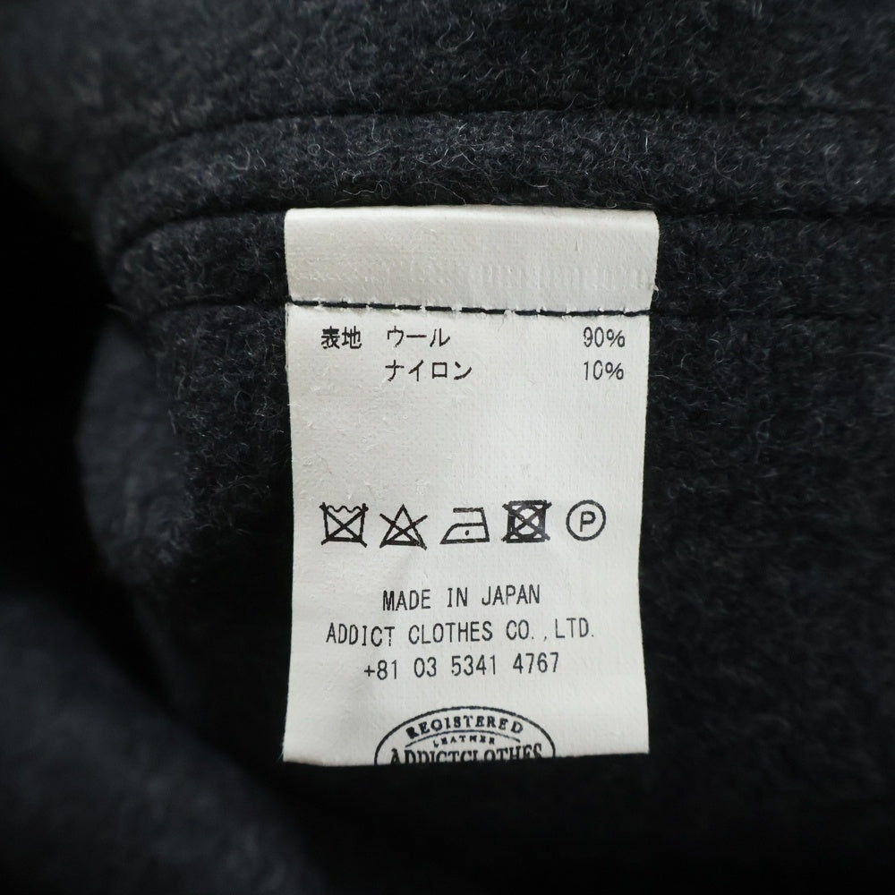 addict clothes(アディクトクローズ) ×Deus Ex Machina WAXED COTTON BMC JACKET ワックスドコットン モーターサイクルジャケット ライナーベスト付き ブラック
