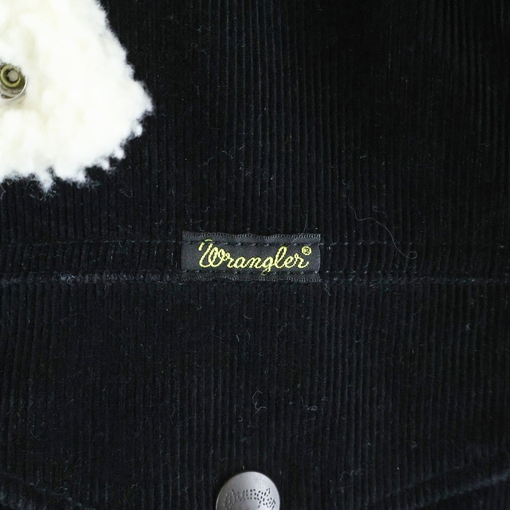 WACKO MARIA(ワコマリア) × Wrangler CORDUROY WRANGE COAT ラングラー コーデュロイランチコート ブラック