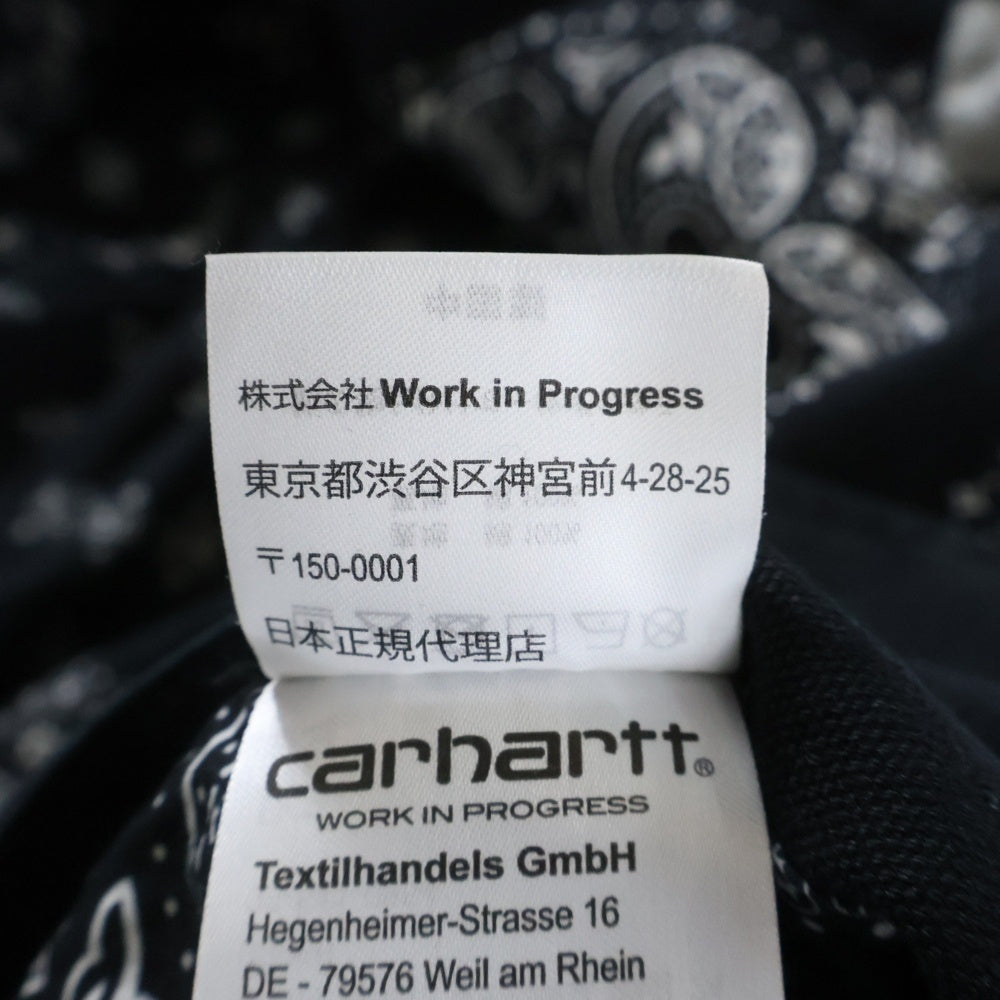 Carhartt WIP(カーハート ダブリューアイピー) OG ACTIVE BANDANA JACKET バンダナ アクティブジャケット ブラック A211054.00E.06.03