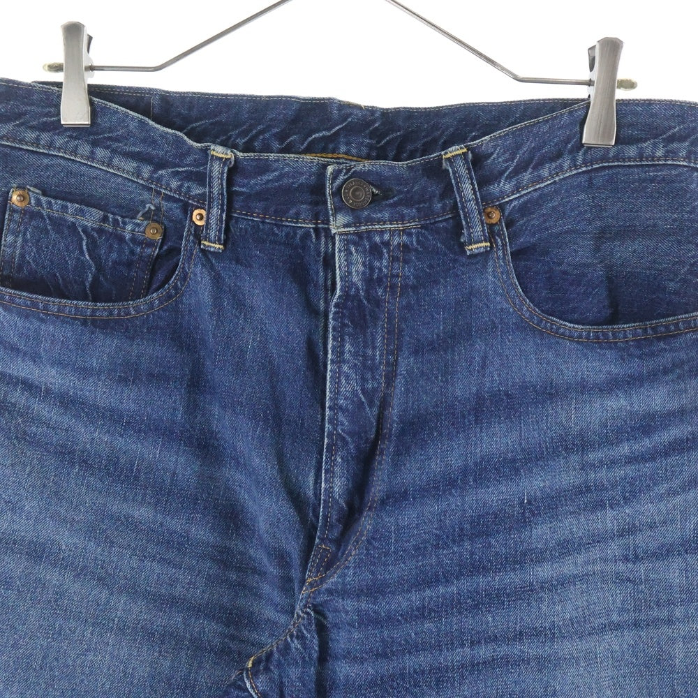 WAREHOUSE(ウェアハウス) 2ND-HAND Lot.1105<USED WASH> テーパードデニムパンツ インディゴ