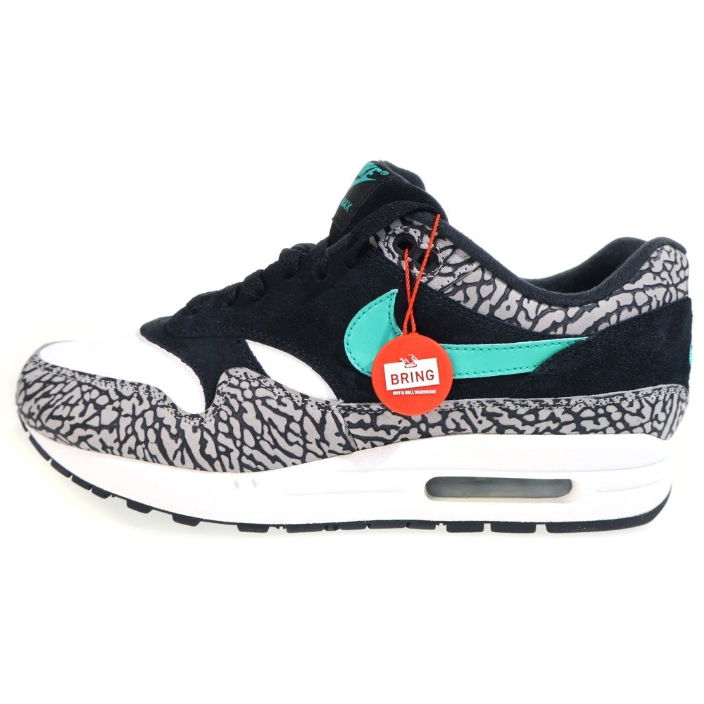 NIKE(ナイキ) ×atmos AIR MAX 1 PREMIUM ELEPHANT アトモス エアマックス 1 ローカットスニーカー US10/28cm グレー/ブルー 908366-001