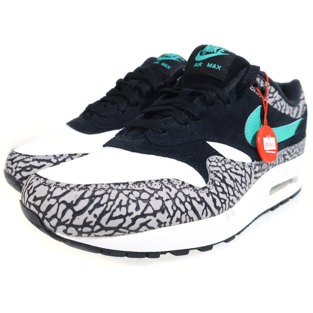 NIKE(ナイキ) ×atmos AIR MAX 1 PREMIUM ELEPHANT アトモス エアマックス 1 ローカットスニーカー US10/28cm グレー/ブルー 908366-001