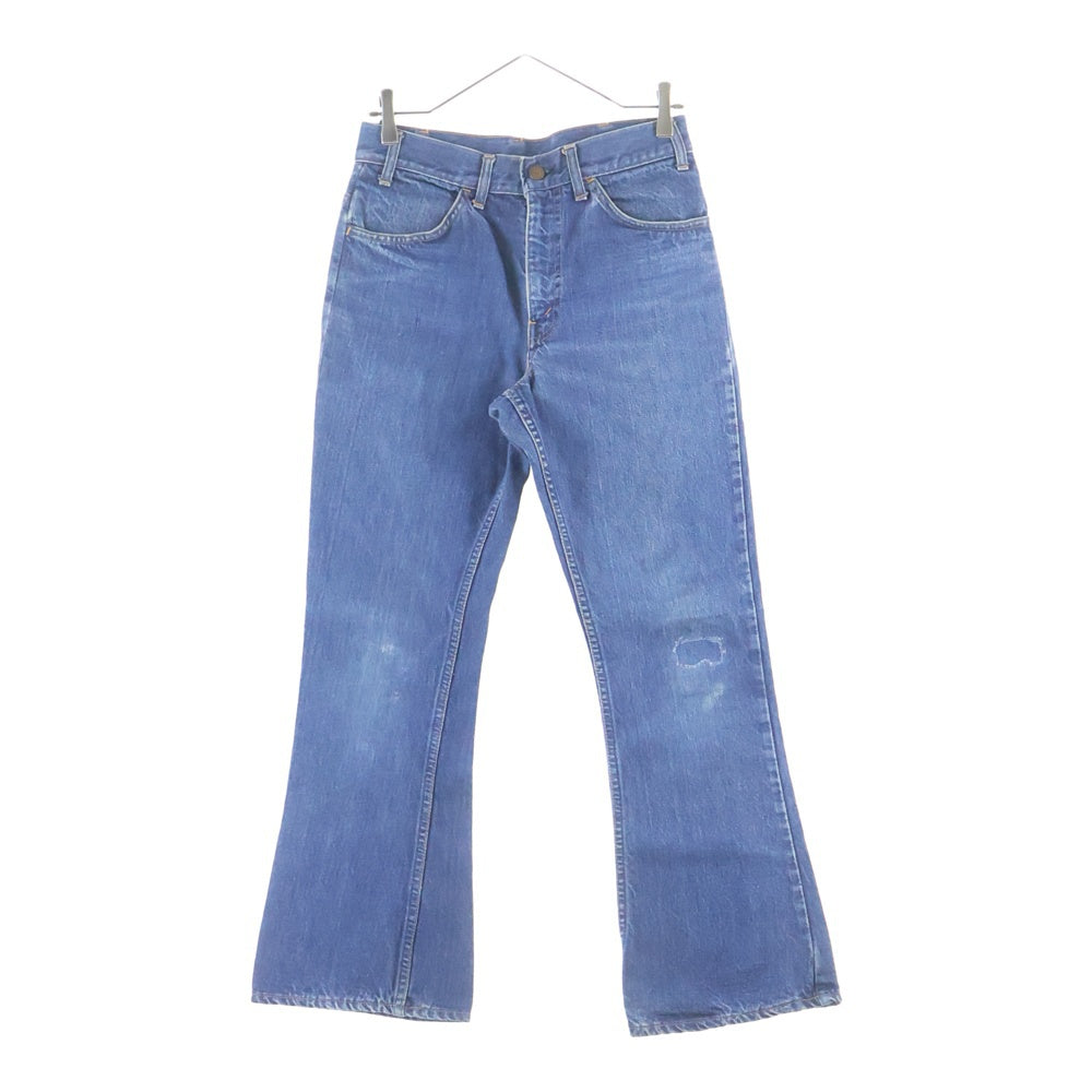 Levi's(リーバイス) 60‐70S VINTAGE 646 ベルボトム オレンジタブ ボタン裏1 BIG E TALON42 ジップフライ フレア デニムパンツ インディゴ