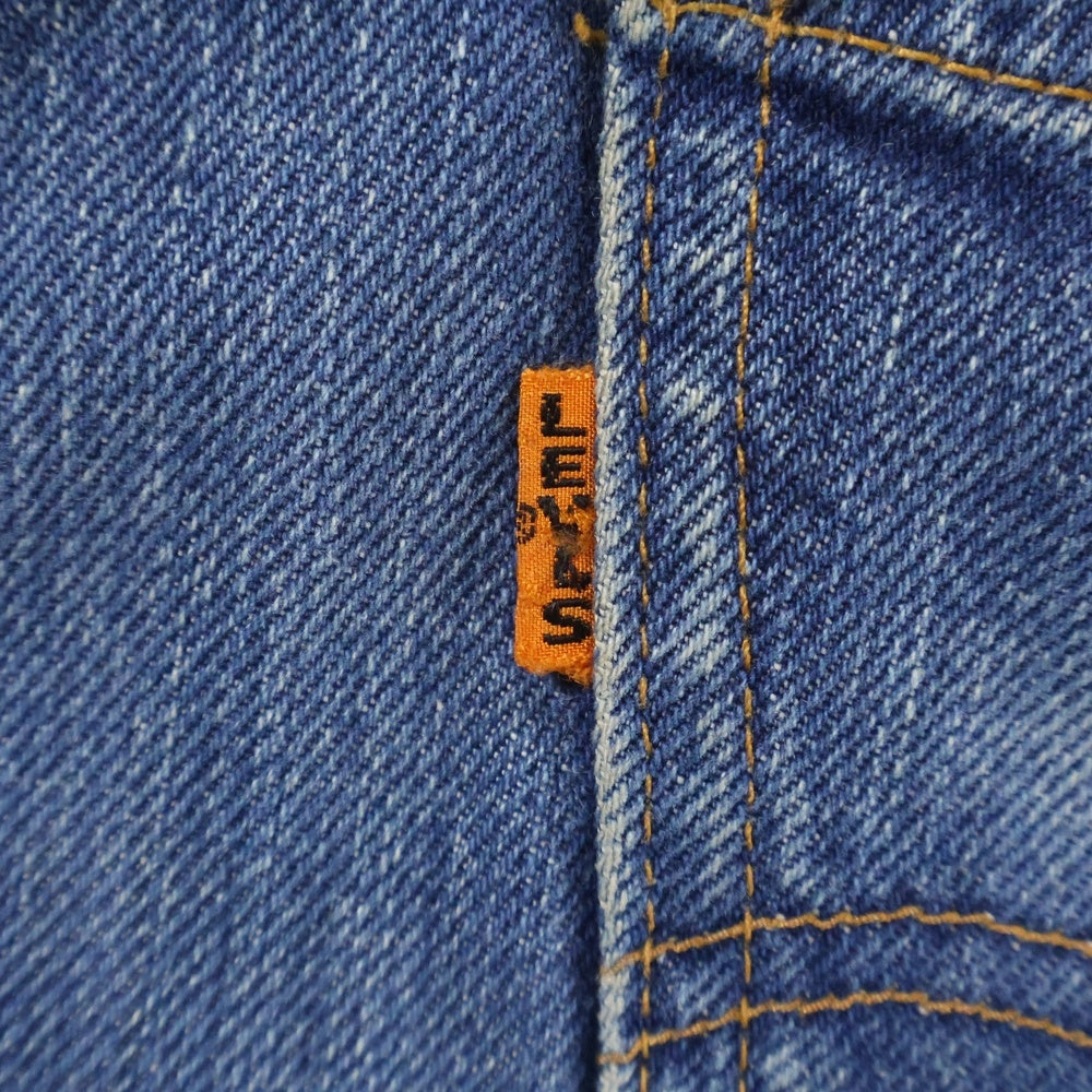Levi's(リーバイス) 60‐70S VINTAGE 646 ベルボトム オレンジタブ ボタン裏1 BIG E TALON42 ジップフライ フレア デニムパンツ インディゴ