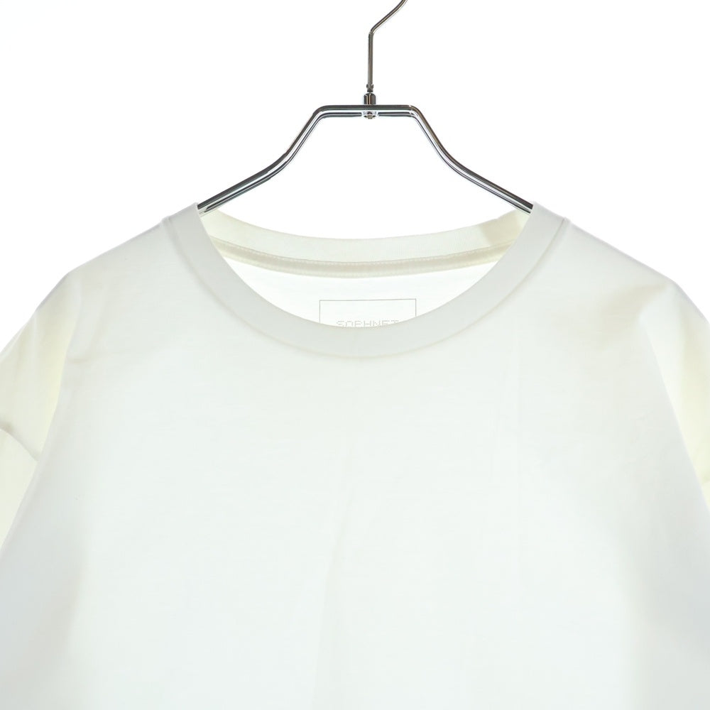 SOPHNET.(ソフネット) 24SS ESSENTIAL L/S TEE エッセンシャル クルーネック長袖Tシャツ カットソー ホワイト SOPH-240059