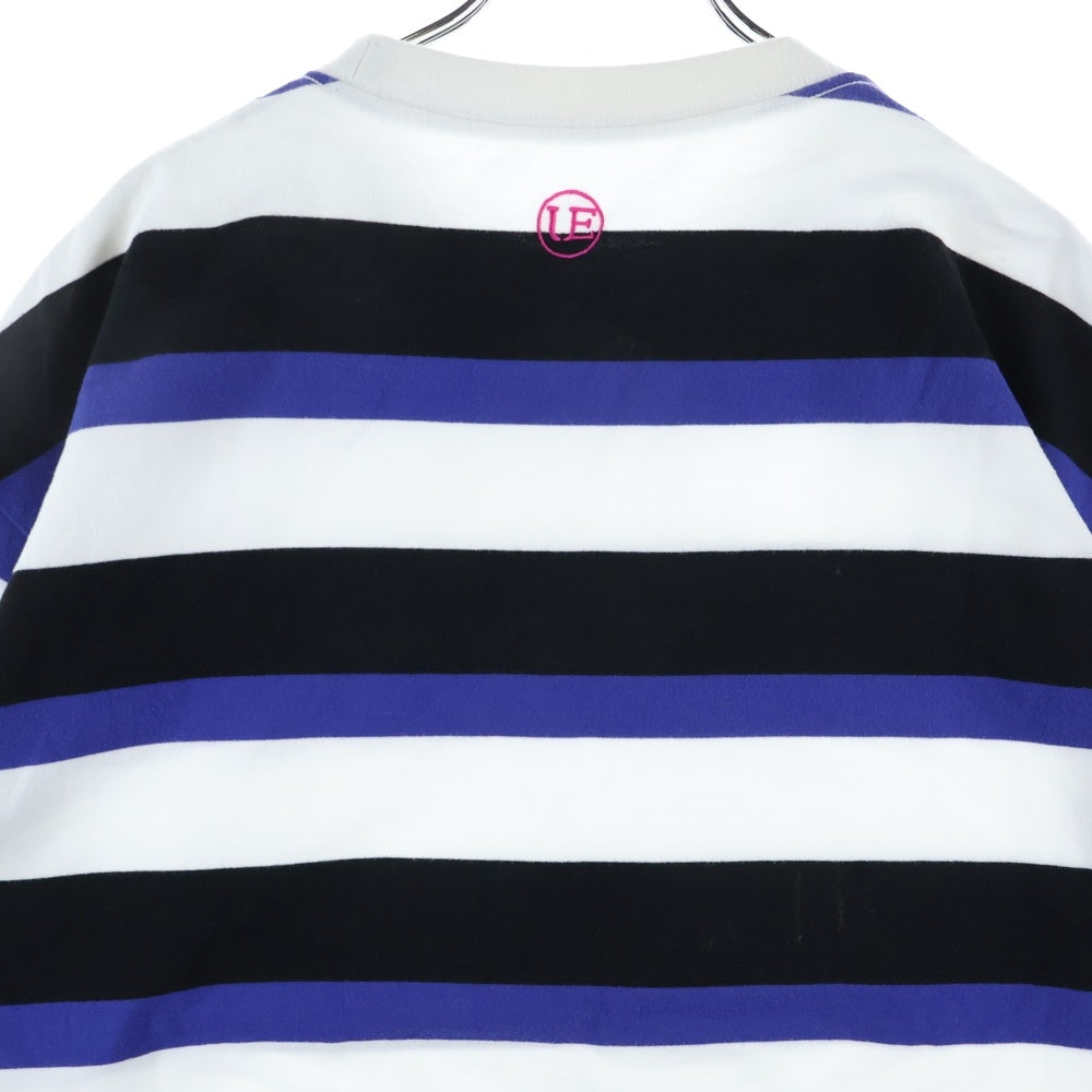 UNIFORM EXPERIMENT(ユニフォームエクスペリメント) 23SS BORDER L/S BAGGY TEE ボーダー バギー クルーネック長袖Tシャツ カットソー マルチカラー UE-230031