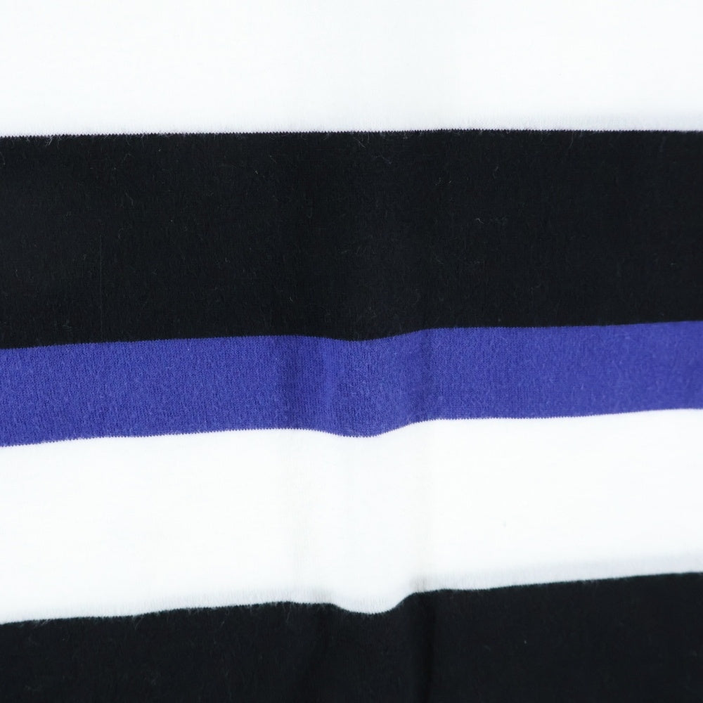 UNIFORM EXPERIMENT(ユニフォームエクスペリメント) 23SS BORDER L/S BAGGY TEE ボーダー バギー クルーネック長袖Tシャツ カットソー マルチカラー UE-230031