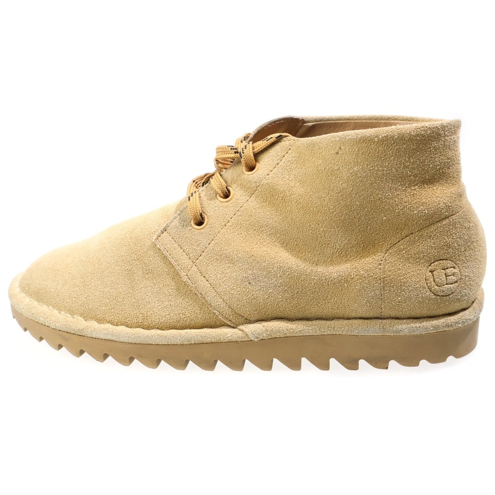 UNIFORM EXPERIMENT(ユニフォームエクスペリメント) ×AIR WALK RIPPLE BOOTS エアウォーク リップル スエードレザー レースアップブーツ ベージュ