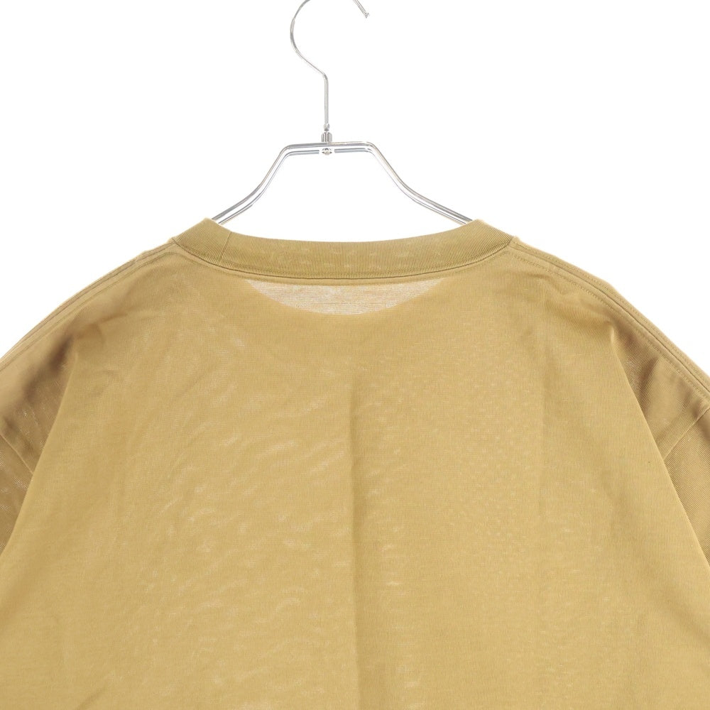 SOPHNET.(ソフネット) 24AW SCORPION WIDE TEE スコーピオンロゴエンブロイダリー ワイド クルーネック半袖Tシャツ カットソー ブラウン SOPH-242063