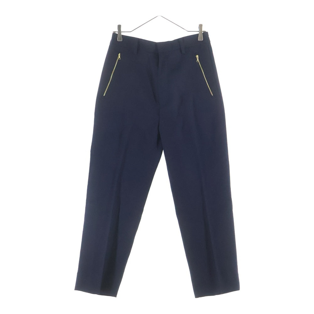 SOPHNET.(ソフネット) 25SS ZIP POCKET SLACKS ジップポケット スラックスパンツ ネイビー SOPH-250004