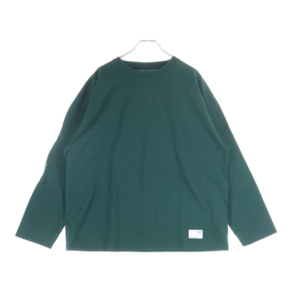 UNIFORM EXPERIMENT(ユニフォームエクスペリメント) 25SS LOOSE L/S TEE ルーズ クルーネック長袖Tシャツ カットソー グリーン UE-250043