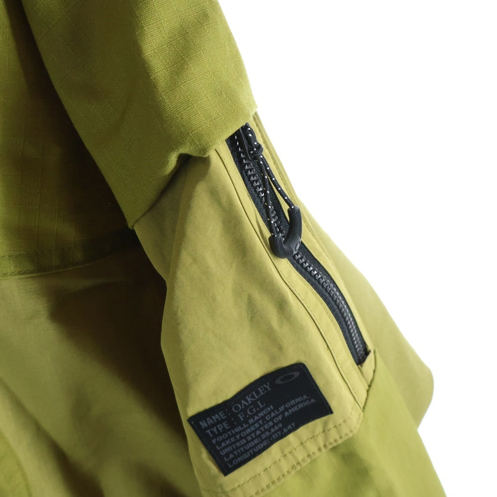 OAKLEY(オークリー) 22SS FGL TC STROKE ANORAK ストローク アノラックパーカー ジャケット カーキ FOA403413