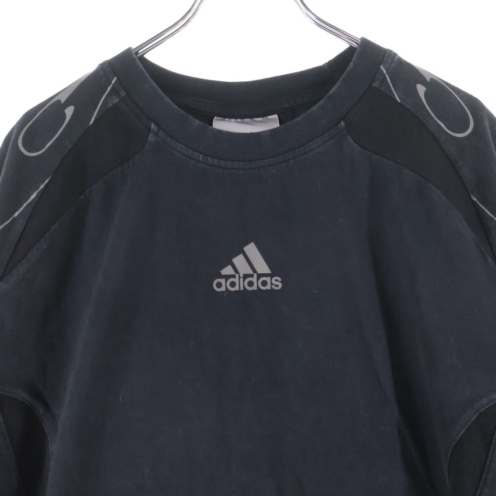 adidas(アディダス) ADILENIUM アディレニウム シーズン4 チームガイスト グラフィック クルーネック半袖Tシャツ カットソー ブラック KF8538