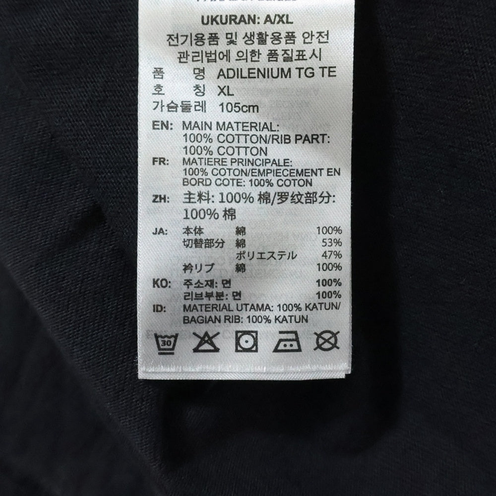 adidas(アディダス) ADILENIUM アディレニウム シーズン4 チームガイスト グラフィック クルーネック半袖Tシャツ カットソー ブラック KF8538