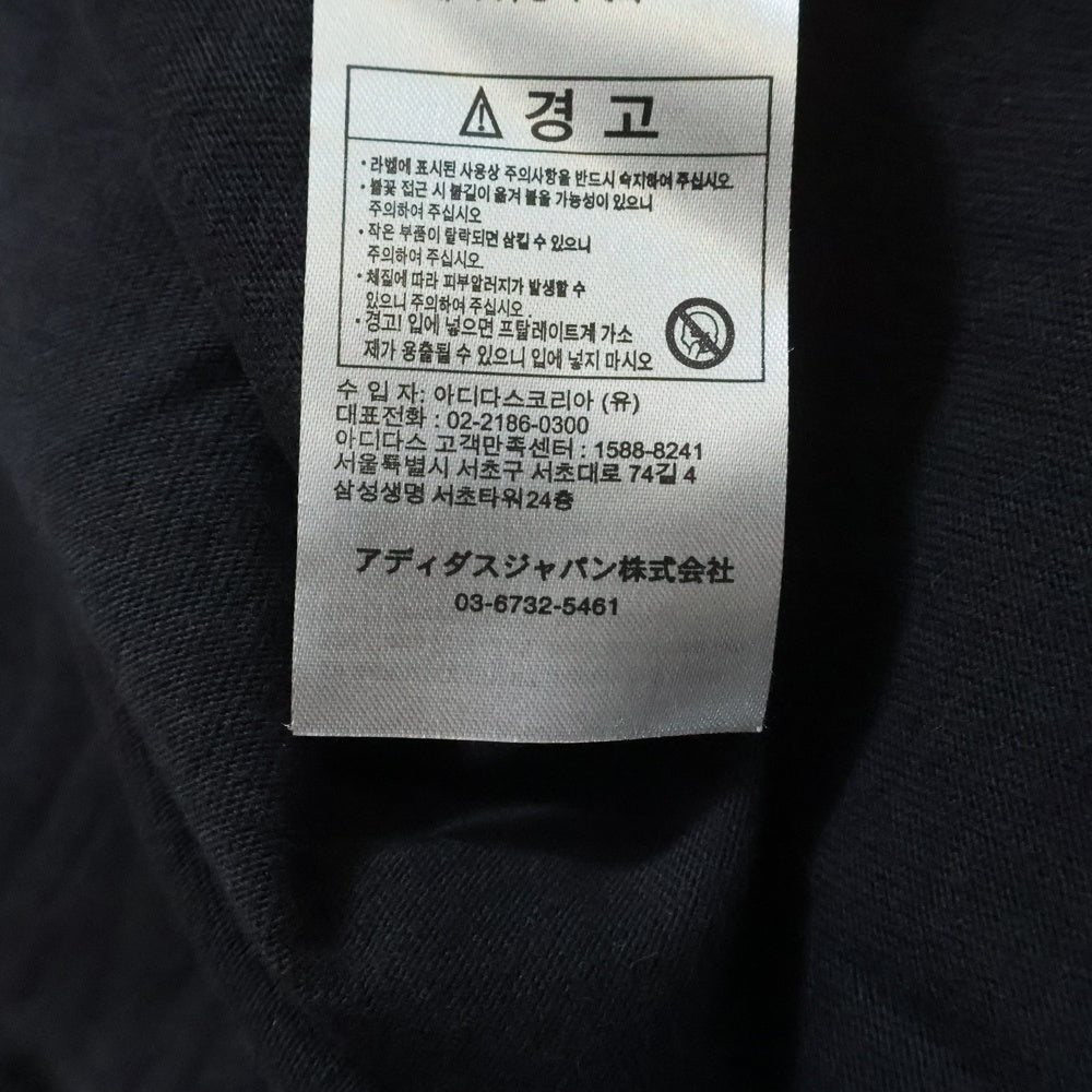 adidas(アディダス) ADILENIUM アディレニウム シーズン4 チームガイスト グラフィック クルーネック半袖Tシャツ カットソー ブラック KF8538