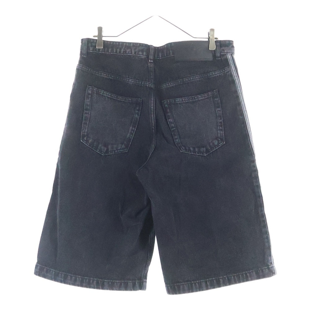 adidas(アディダス) DENIM FBIRD SHORTS ファイアーバード デニムショーツ ハーフパンツ ブラック JC6719