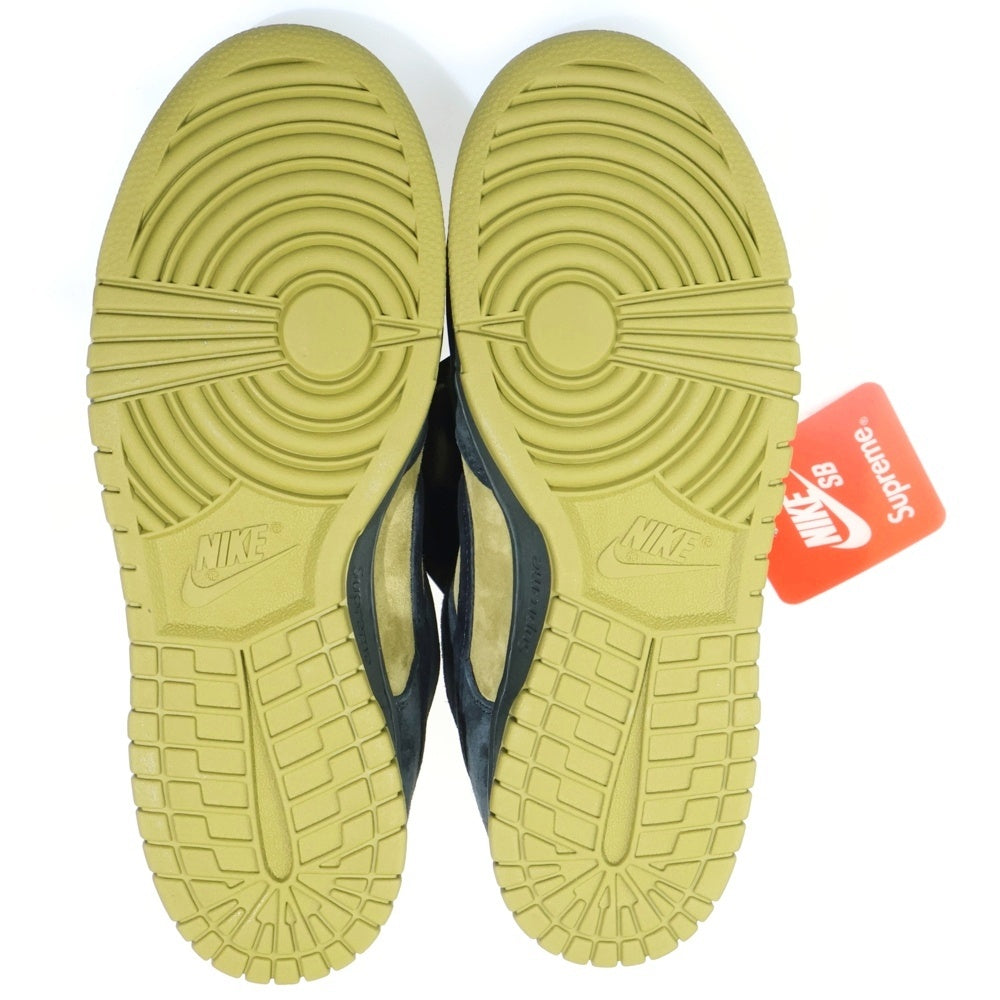 NIKE(ナイキ) ×SUPREME DUNK LOW CAMPER GREEN シュプリーム アジア限定 ダンク ローカットスニーカー カーキ US7.5/25.5cm HQ8487-300