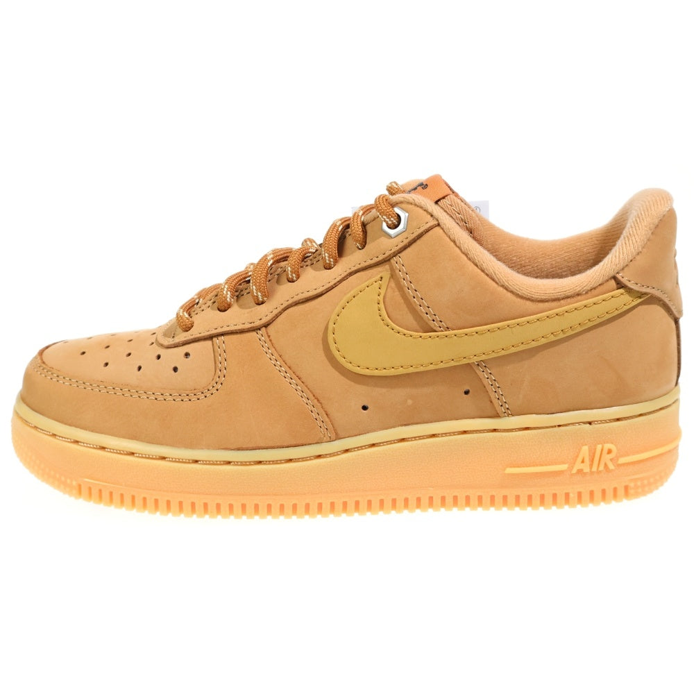 NIKE(ナイキ) AIR FORCE 1 '07 WB FLAX WHEAT-GUM エアフォース1 フラックス ウィート ローカットスニーカー ブラウン US5/23.5cm CJ9179-200 レディース
