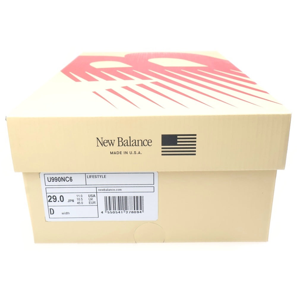 New Balance(ニューバランス) 990V6 メッシュ リフレクション ローカットスニーカー ホワイト US11/29cm U990NC6
