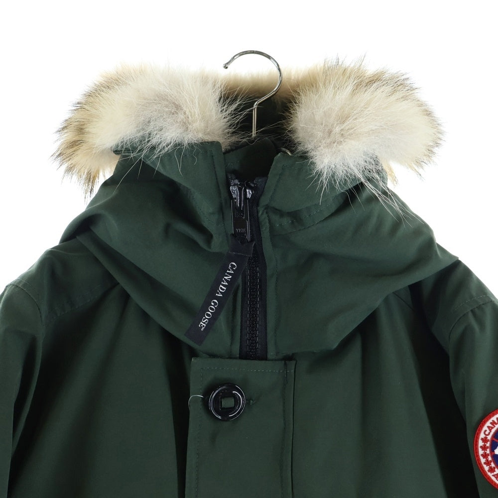 CANADA GOOSE(カナダグース) JASPER DOWN JACKET ジャスパー ジップアップ コヨーテファー フーデッド ダウンジャケット グリーン 3438JM
