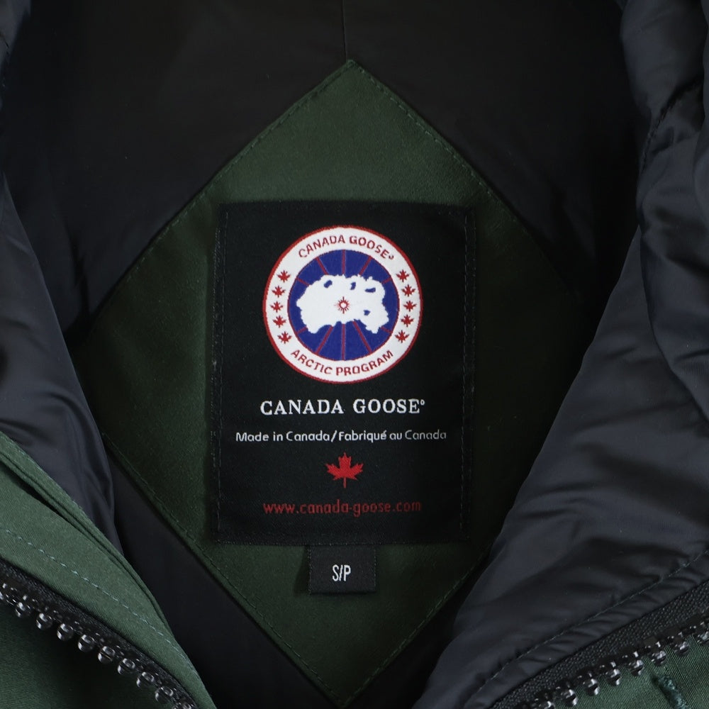 CANADA GOOSE(カナダグース) JASPER DOWN JACKET ジャスパー ジップアップ コヨーテファー フーデッド ダウンジャケット グリーン 3438JM