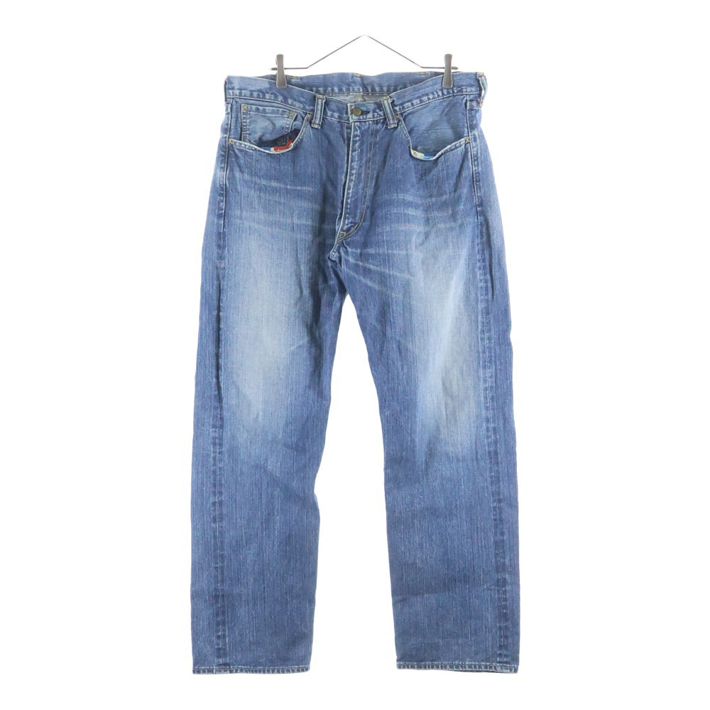 TENDERLOIN(テンダーロイン) T-RIDERS DENIM PANTS ライダース 裏地総柄 ストレートデニムパンツ インディゴ