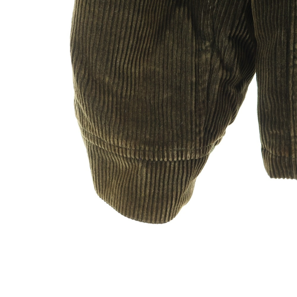 TENDERLOIN(テンダーロイン) T-WORK LONG CORDUROY ワークロング ジップアップコーデュロイジャケット カーキ