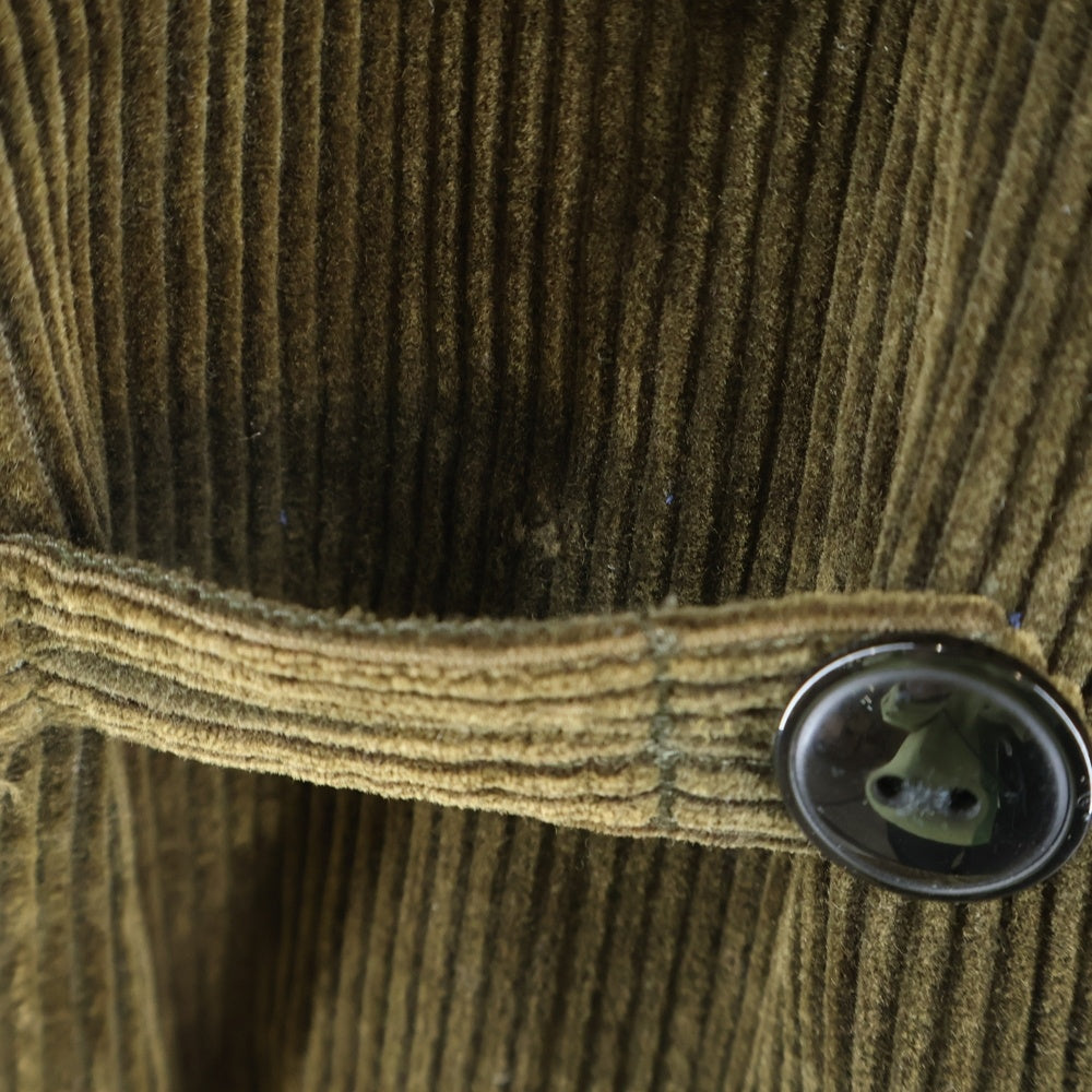TENDERLOIN(テンダーロイン) T-WORK LONG CORDUROY ワークロング ジップアップコーデュロイジャケット カーキ
