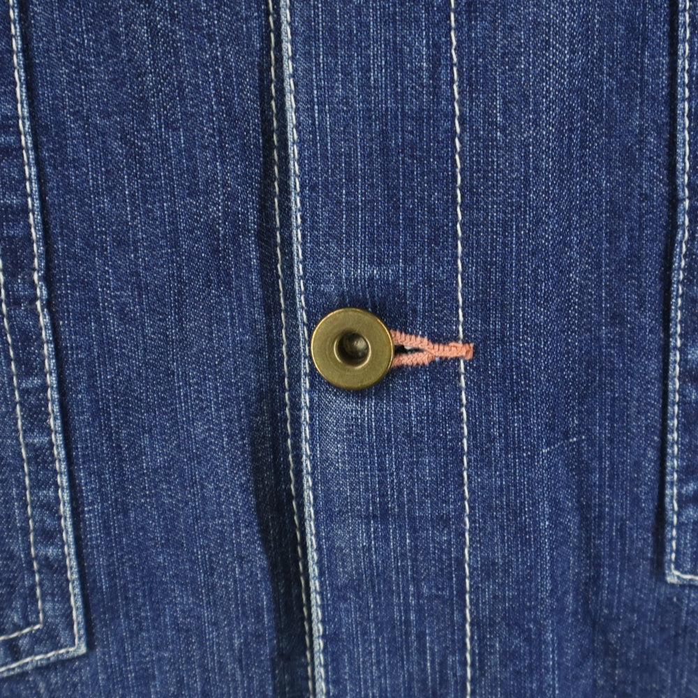 TENDERLOIN(テンダーロイン) 大戦モデルサンプリング ボタンフライ デニムカバーオール ジャケット インディゴ