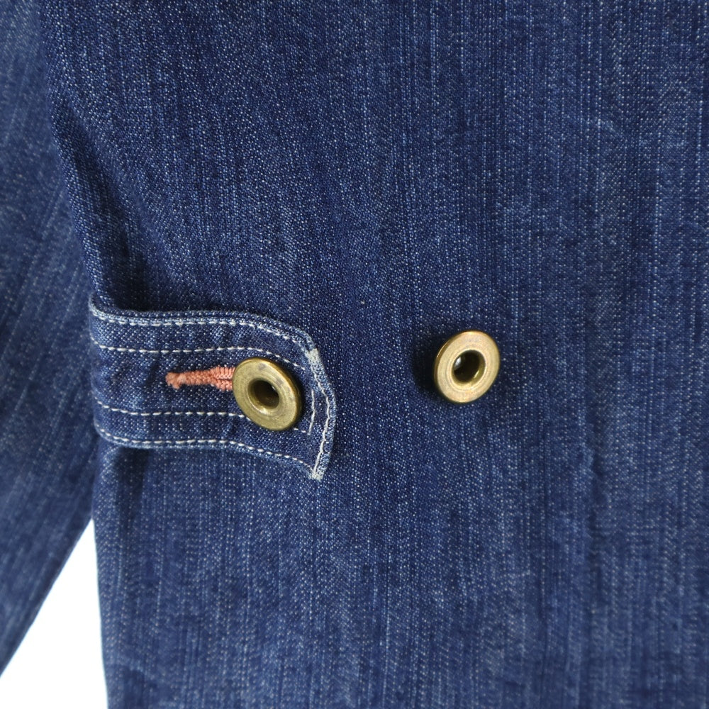 TENDERLOIN(テンダーロイン) 大戦モデルサンプリング ボタンフライ デニムカバーオール ジャケット インディゴ