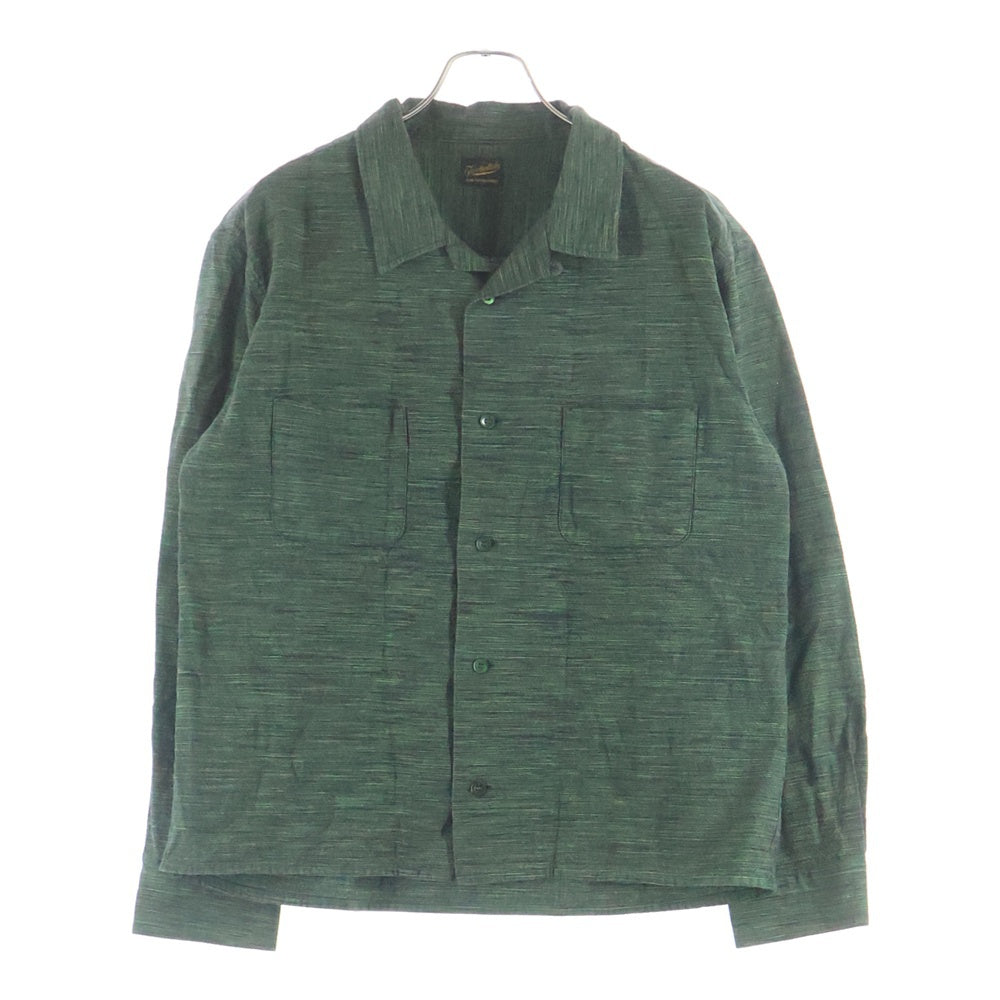 TENDERLOIN(テンダーロイン) T-MEXICAN SHT メキシカン オープンカラー 長袖シャツ グリーン