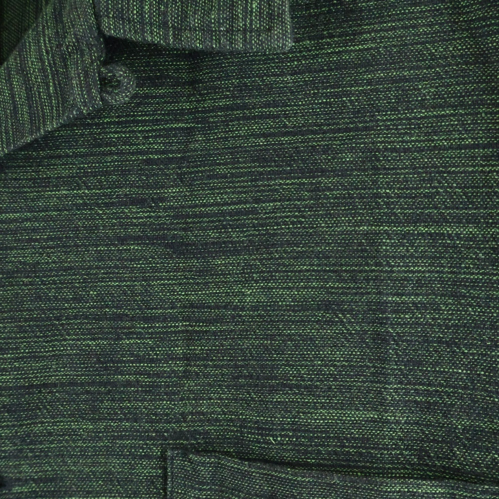 TENDERLOIN(テンダーロイン) T-MEXICAN SHT メキシカン オープンカラー 長袖シャツ グリーン