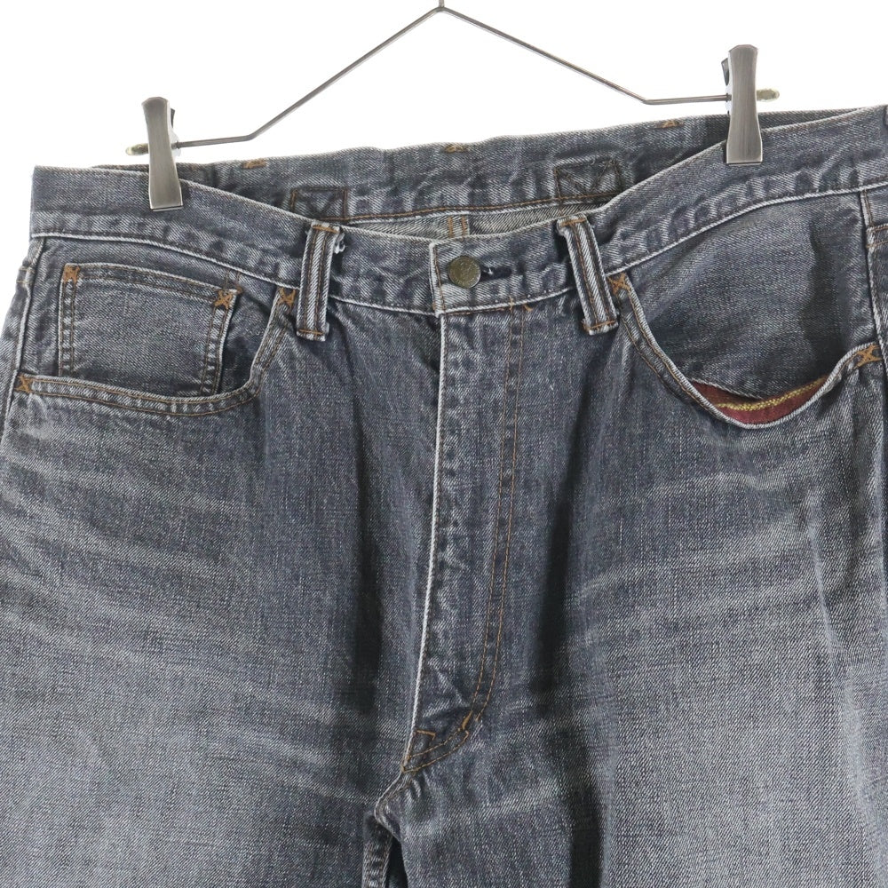 TENDERLOIN(テンダーロイン) CALIFORNIA カリフォルニア コットン ストレートデニムパンツ グレー