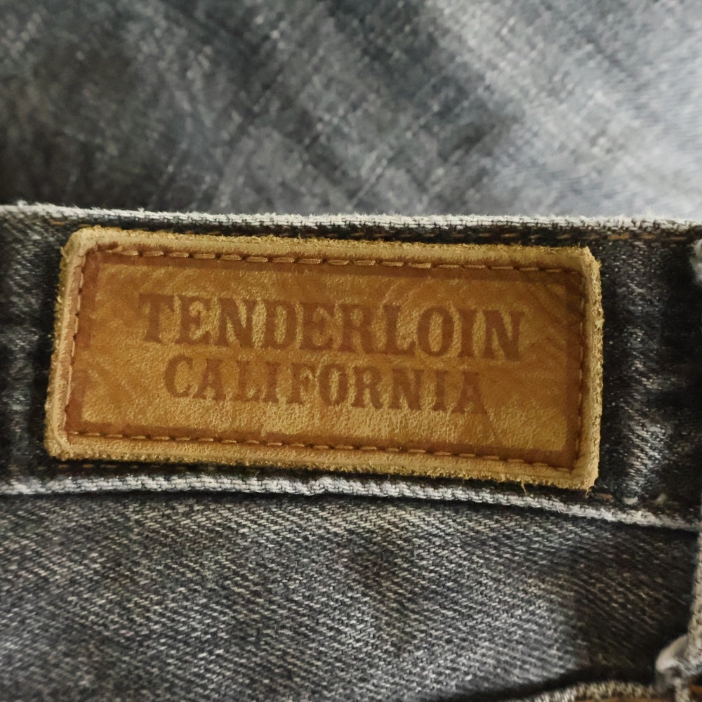 TENDERLOIN(テンダーロイン) CALIFORNIA カリフォルニア コットン ストレートデニムパンツ グレー