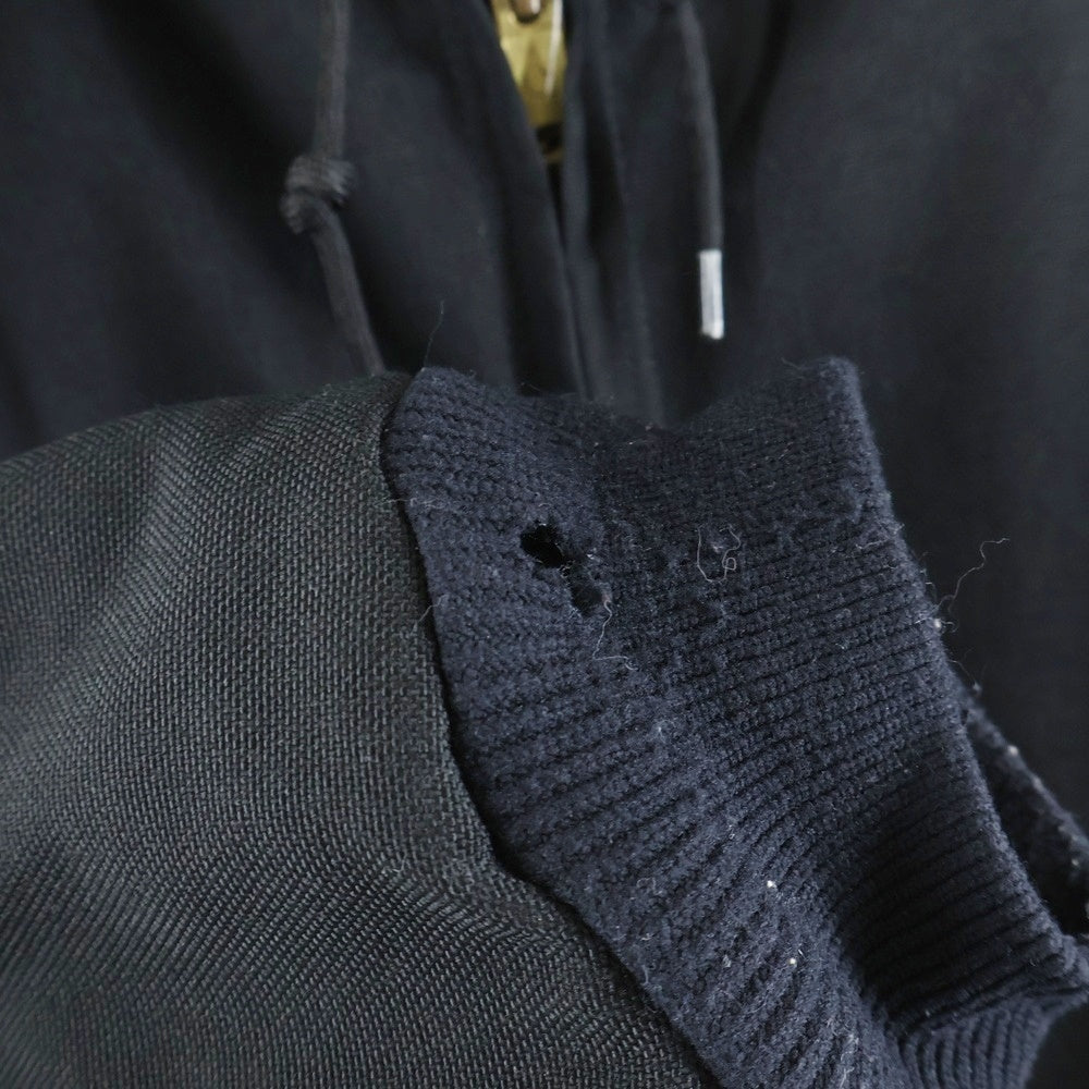 CARHARTT(カーハート) 90S VINTAGE ヴィンテージ ロゴデザイン キルティング フーデッド ジップアップ アクティブジャケット ブラック J133BLK