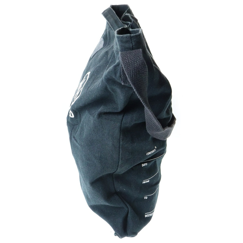 WIND AND SEA(ウィンダンシー) 21SS ×NEIGHBORHOOD ネイバーフッド ロゴプリント トートバッグ ブラック 211ELWSN-CG01S