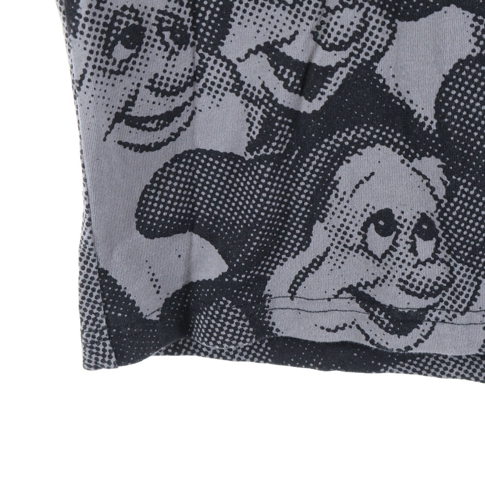 SUPREME(シュプリーム) 24AW Snow White S/S Top 総柄デザインTシャツ 半袖クルーネックカットソー ブラック