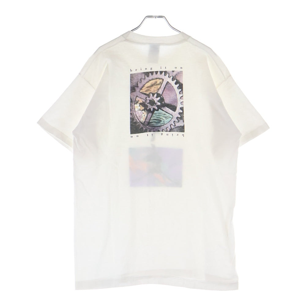 VINTAGE(ヴィンテージ) 90S VINTAGE SEAL BRING IT ON TEE ヴィンテージ シール ブリングイットオン 両面プリントTシャツ 半袖クルーネックカットソー ホワイト