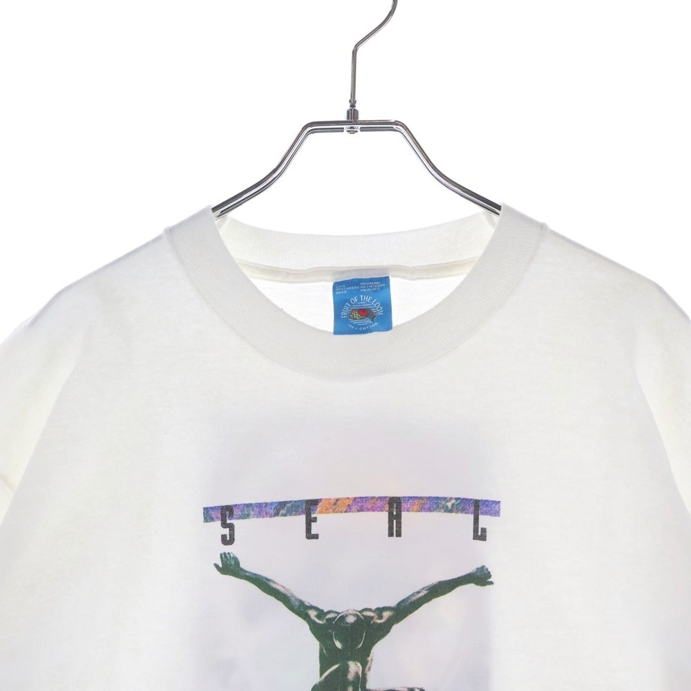 VINTAGE(ヴィンテージ) 90S VINTAGE SEAL BRING IT ON TEE ヴィンテージ シール ブリングイットオン 両面プリントTシャツ 半袖クルーネックカットソー ホワイト