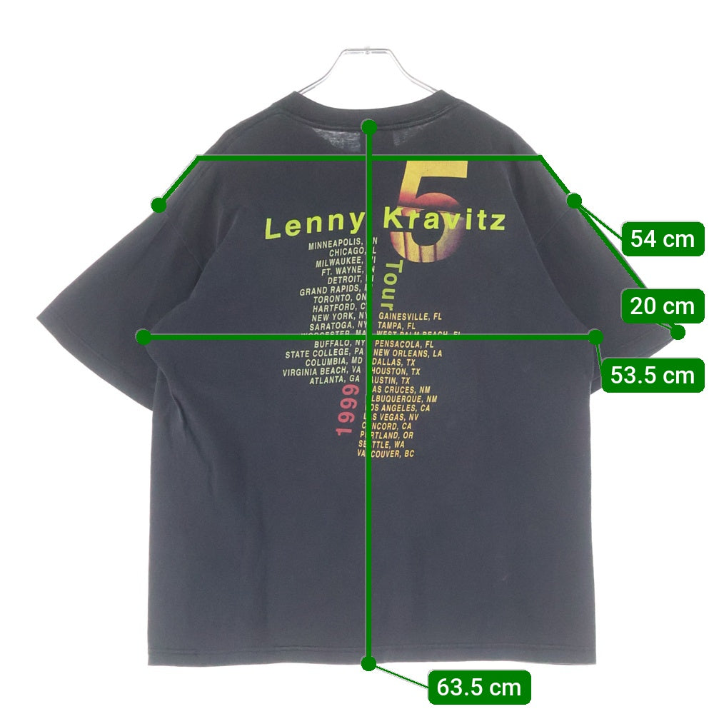 VINTAGE(ヴィンテージ) 90S VINTAGE LENNY KRVITZ 1999 TOUR TEE レニークラヴィッツ