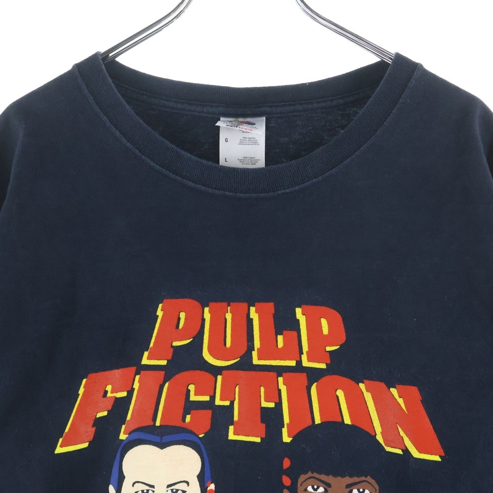 VINTAGE(ヴィンテージ) 00S VINTAGE PULP FICTION TOY TEE ヴィンテージ パルプフィクション トイイラスト 両面Tシャツ 半袖クルーネックカットソー ブラック