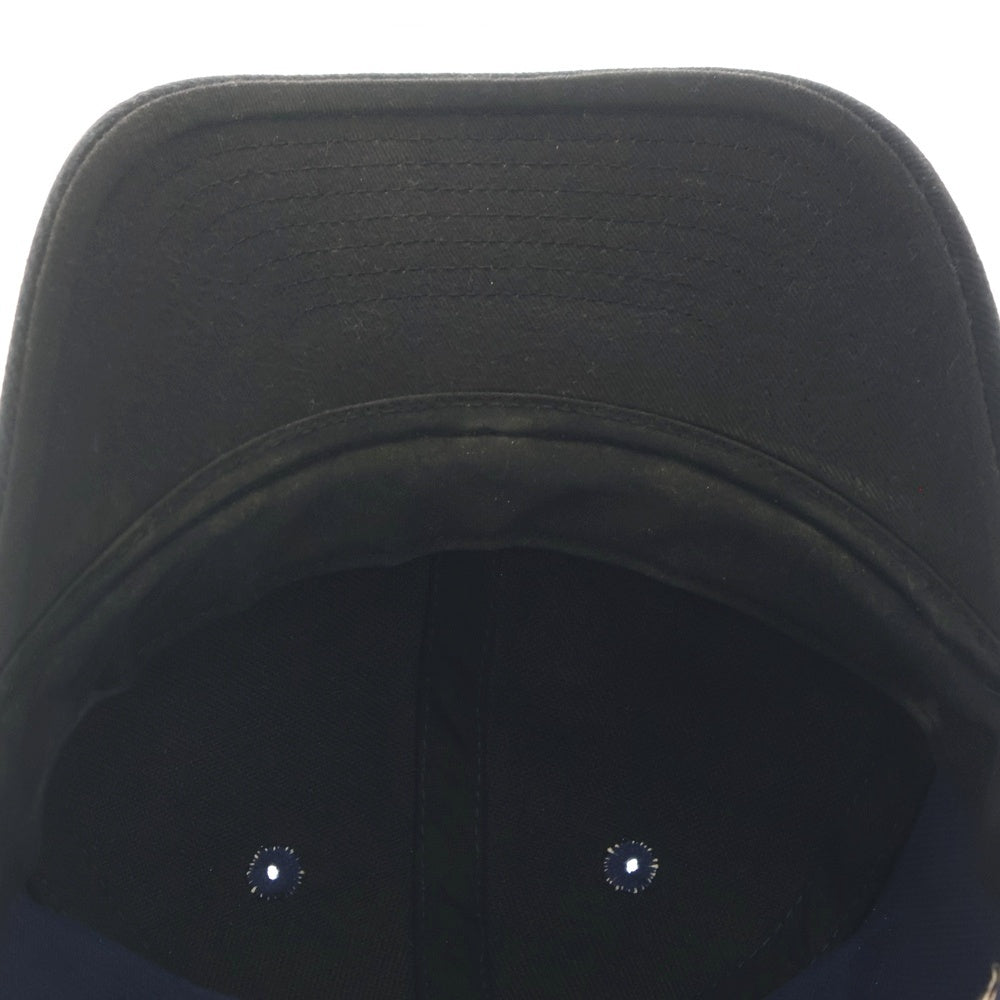 NIKE(ナイキ) 90S VINTAGE 6-PANEL CAP ヴィンテージ 白タグ フロントロゴ 6パネルベースボールキャップ 帽子 ブルー/ブラック