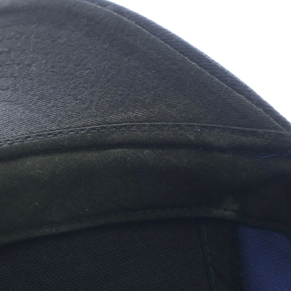 NIKE(ナイキ) 90S VINTAGE 6-PANEL CAP ヴィンテージ 白タグ フロントロゴ 6パネルベースボールキャップ 帽子 ブルー/ブラック