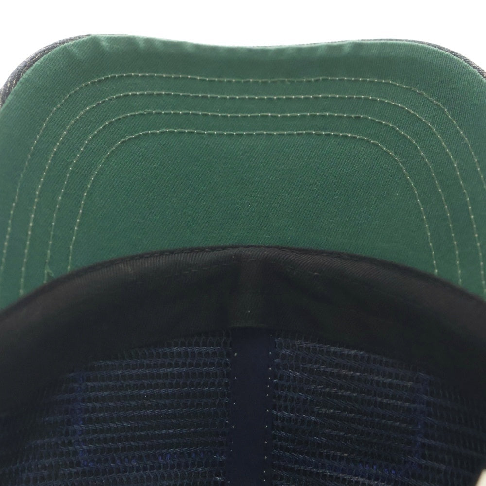 RRL(ダブルアールエル) DENIM MESH CAP フロントロゴ デニムメッシュキャップ 帽子 インディゴ/ブルー