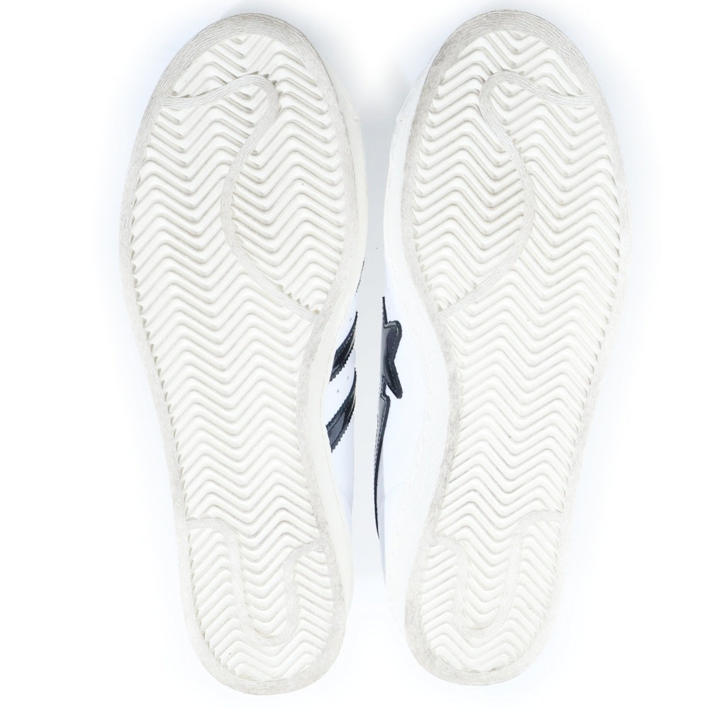 adidas(アディダス) ×A BATHING APE SUPERSTAR V BAPE アベイシングエイプ スーパースター V ローカットスニーカー ホワイト US10/28cm JR2701